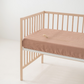 Terracotta Fitted Crib Sheet