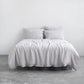 Silver Linen Duvet Cover Set