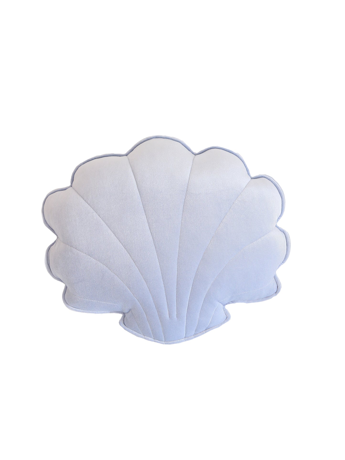 Velvet Blue Pearl Shell Pillow