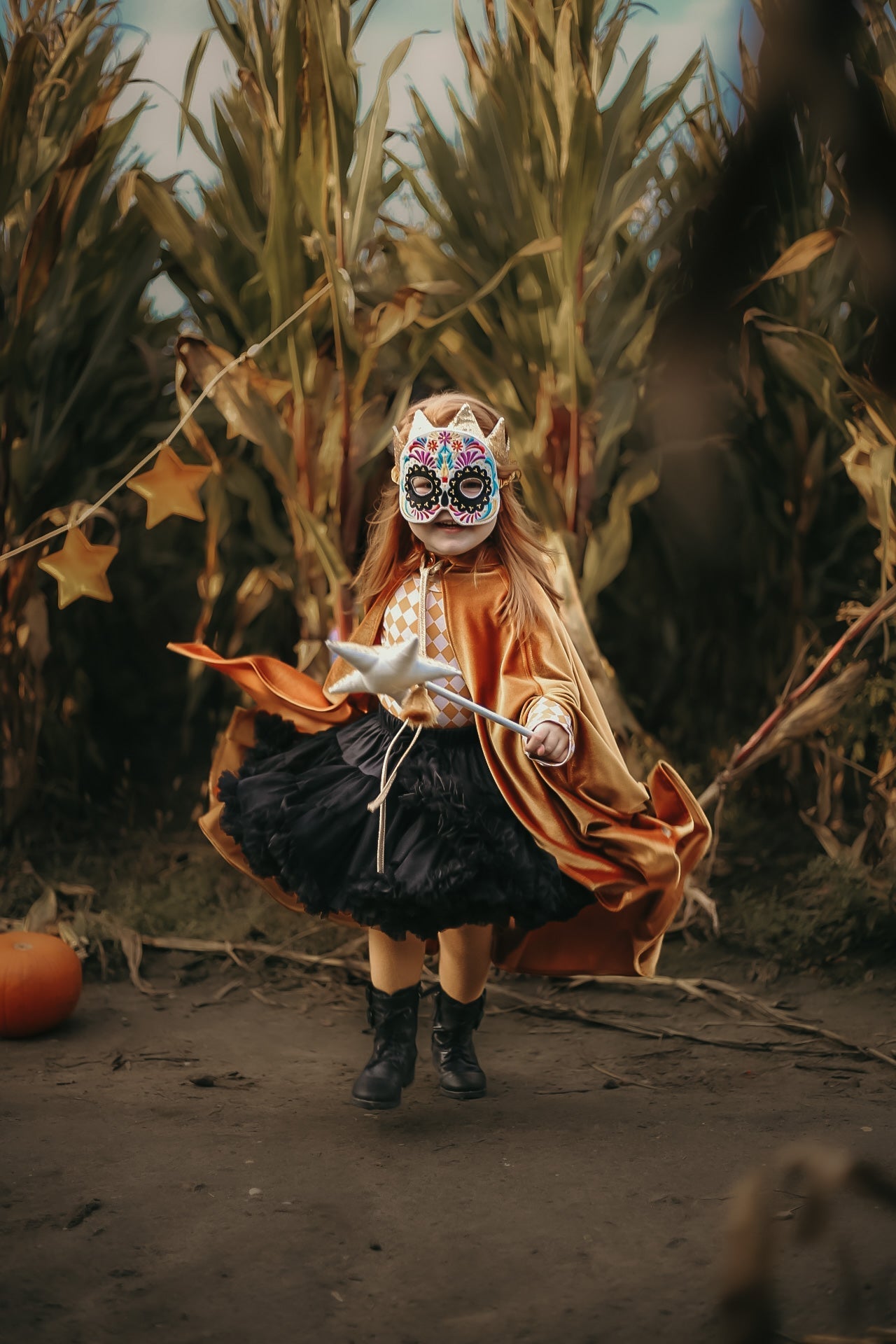 Colorful Halloween Skull Mask