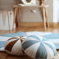 Blue Candy Patchwork Pillow