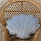 Velvet Blue Pearl Shell Pillow