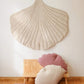 Velvet Cream Ginkgo Leaf Mat