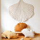 Velvet Cream Ginkgo Leaf Mat