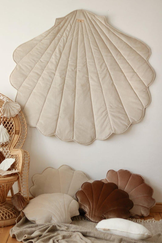 Velvet Cream Shell Mat