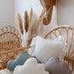 Linen Grey Cloud Pillow