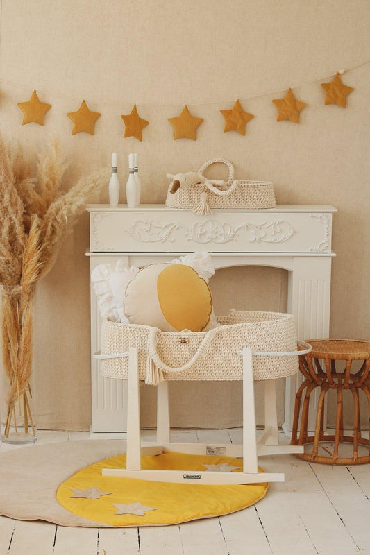 Velvet Honey Dust Star Garland