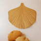 Velvet Honey Ginkgo Leaf Pillow