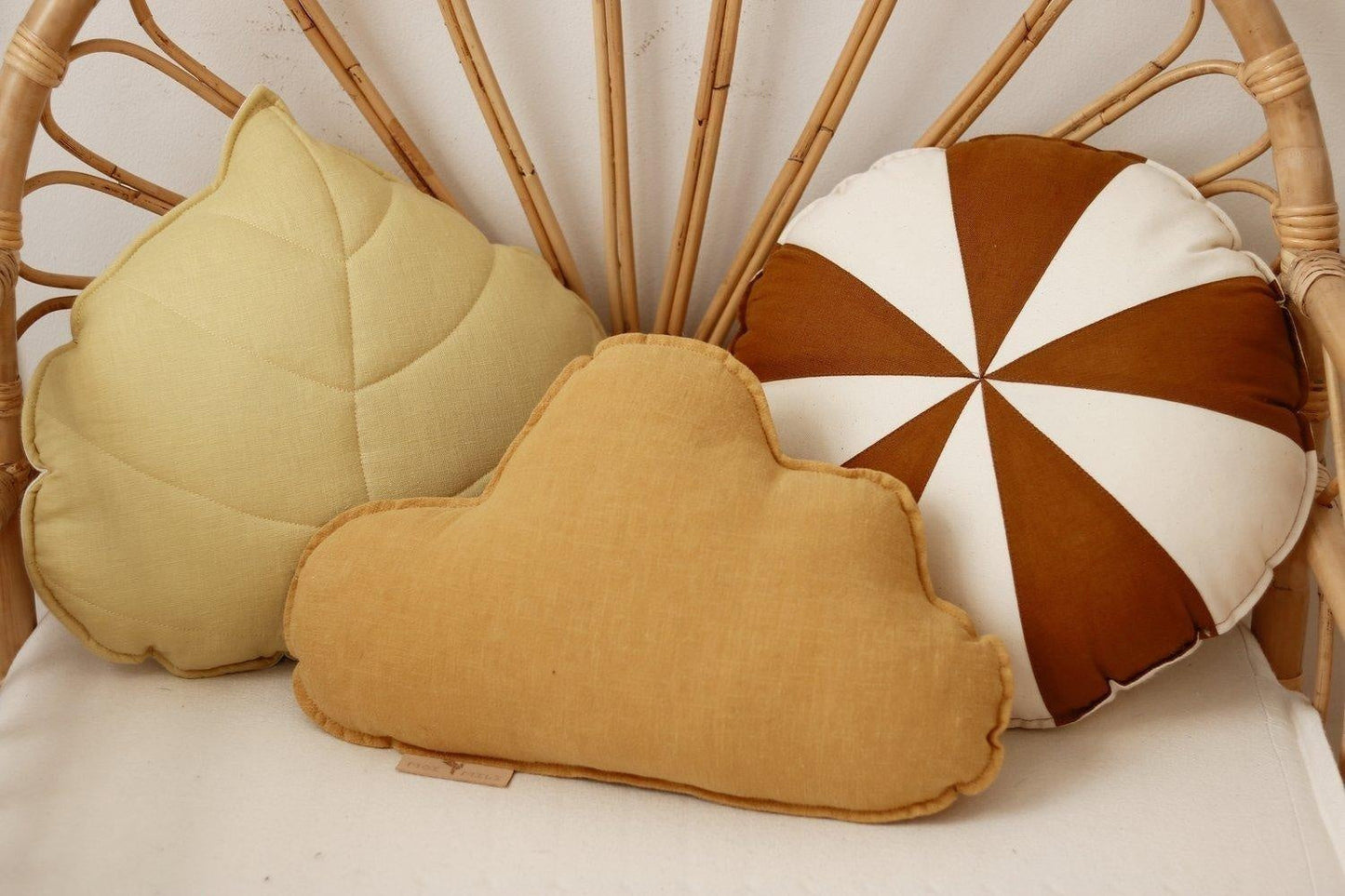 Linen “Mango” Cloud Pillow