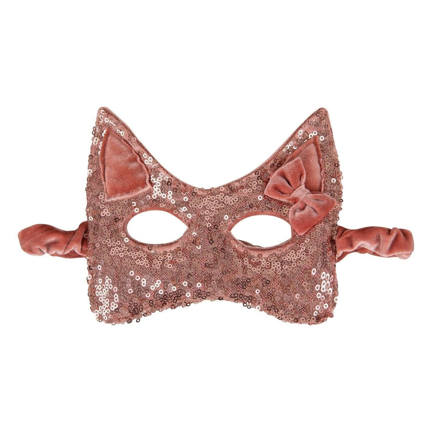 Pink Sequins Cat Mask