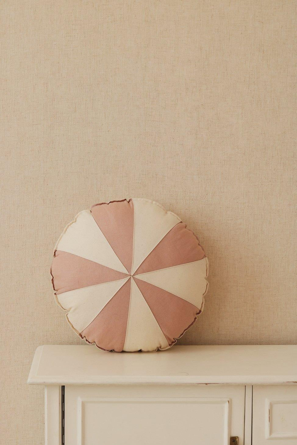 Powder Pink Candy Patchwork Pillow