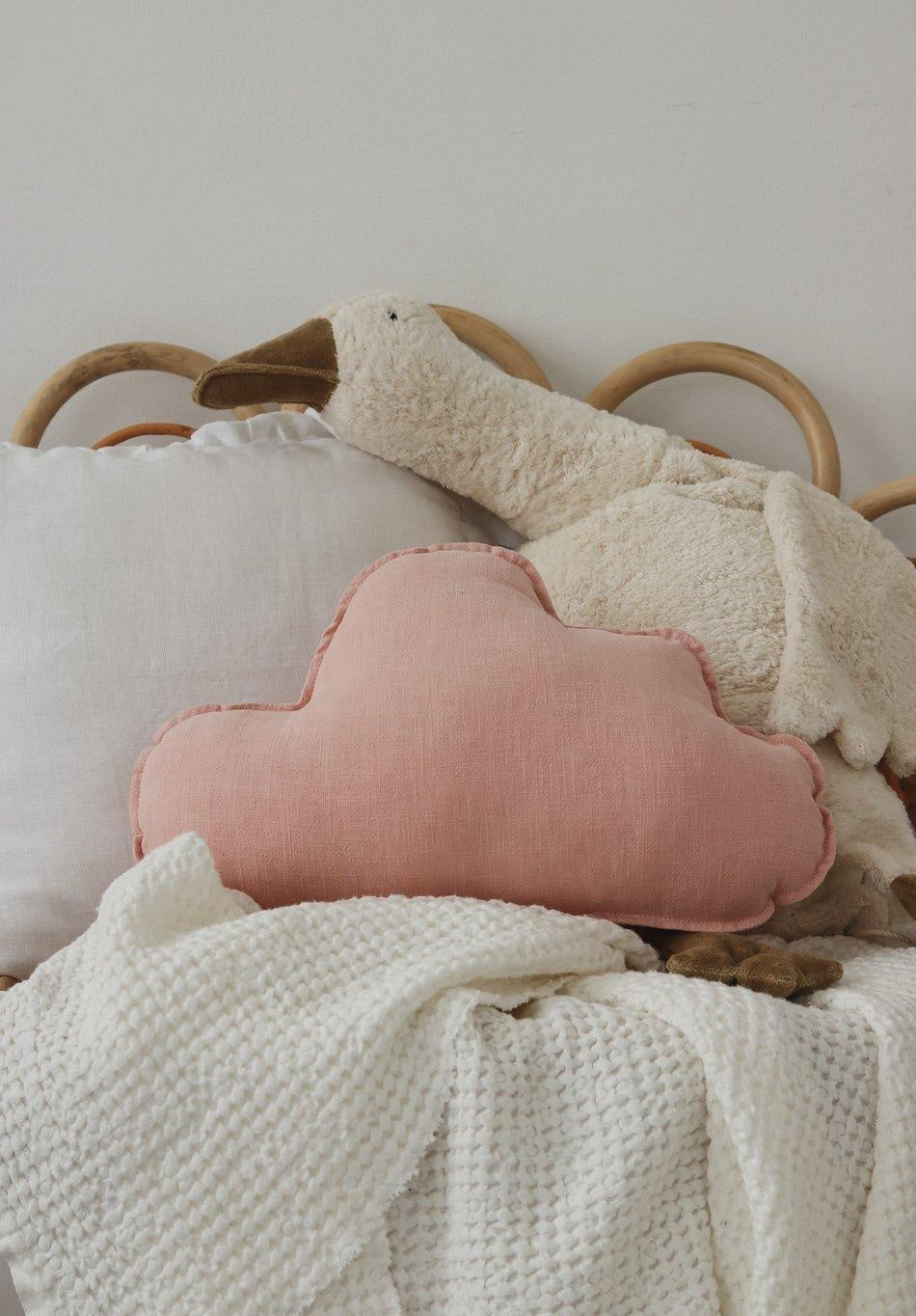 Linen “Powder Pink” Cloud Pillow