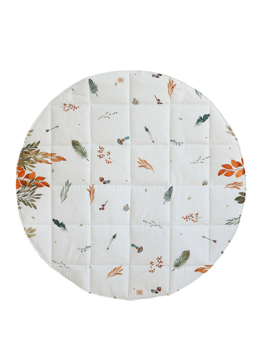 “Forest Friends” Round Cotton Mat