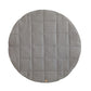 “Grey Linen” Round Mat