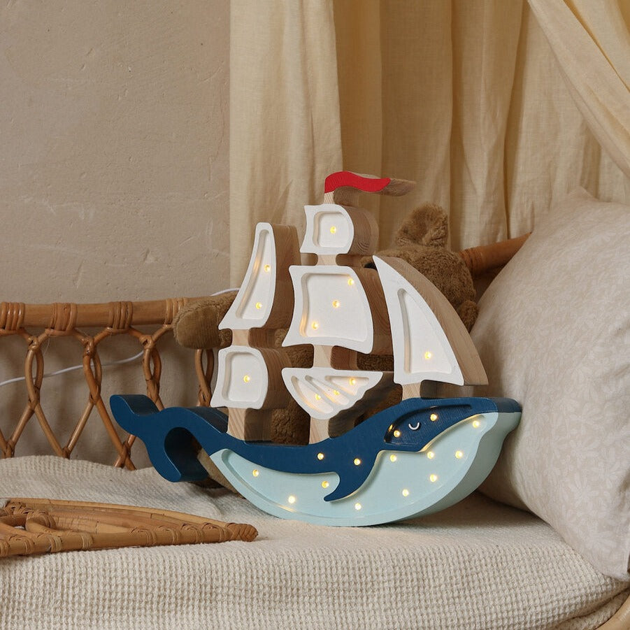 Whale Ship Lamp