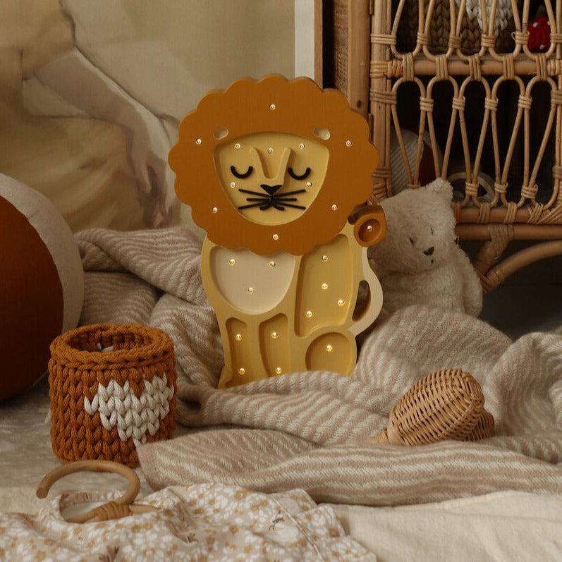 Little Lights Lion Lamp (multiple colors)