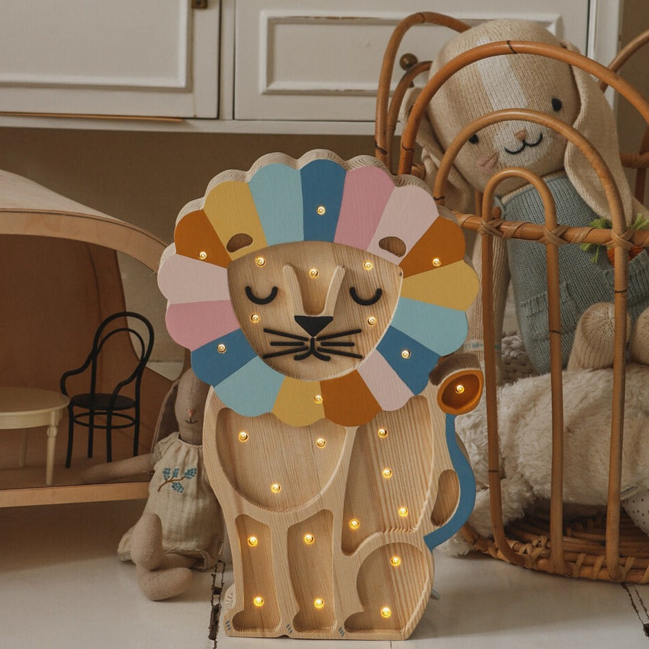 Little Lights Lion Lamp (multiple colors)