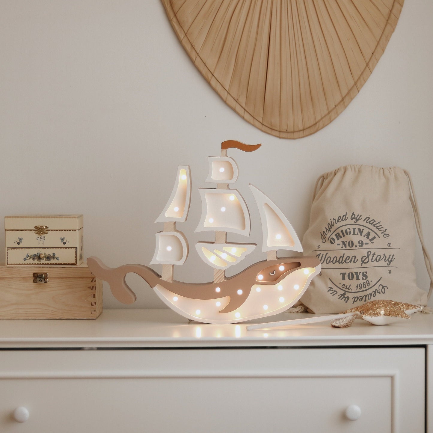 Whale Ship Lamp