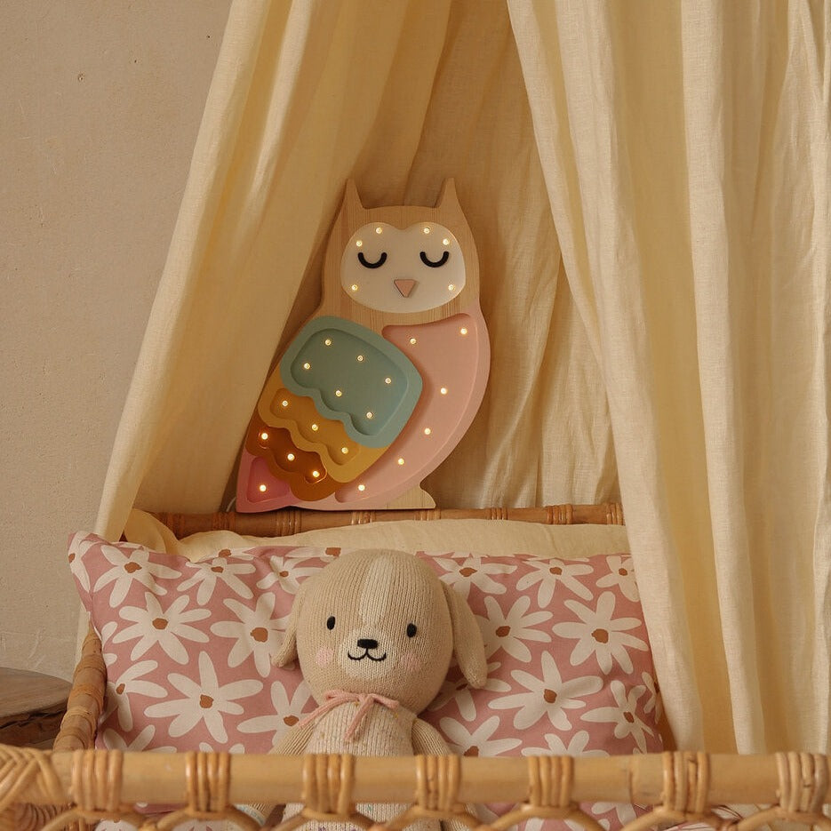 Owl Lamp (Multiple Colors)