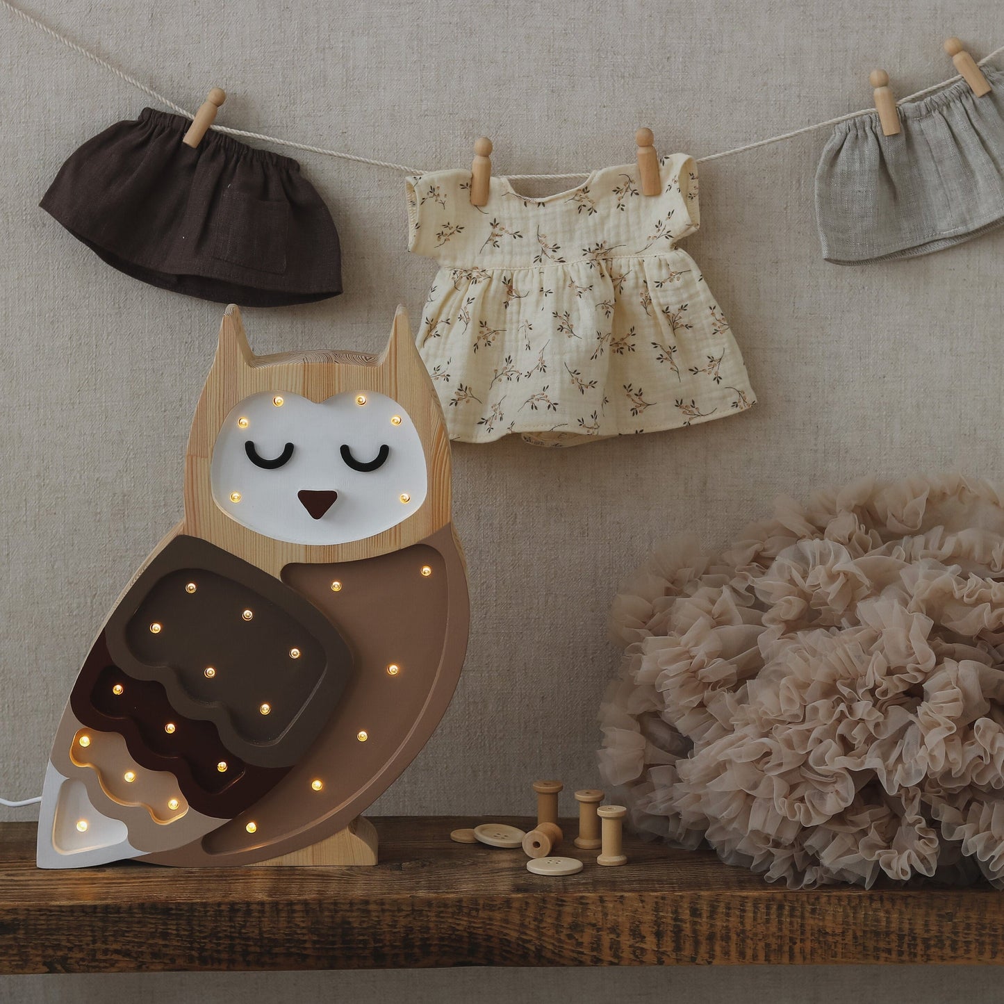 Owl Lamp (Multiple Colors)