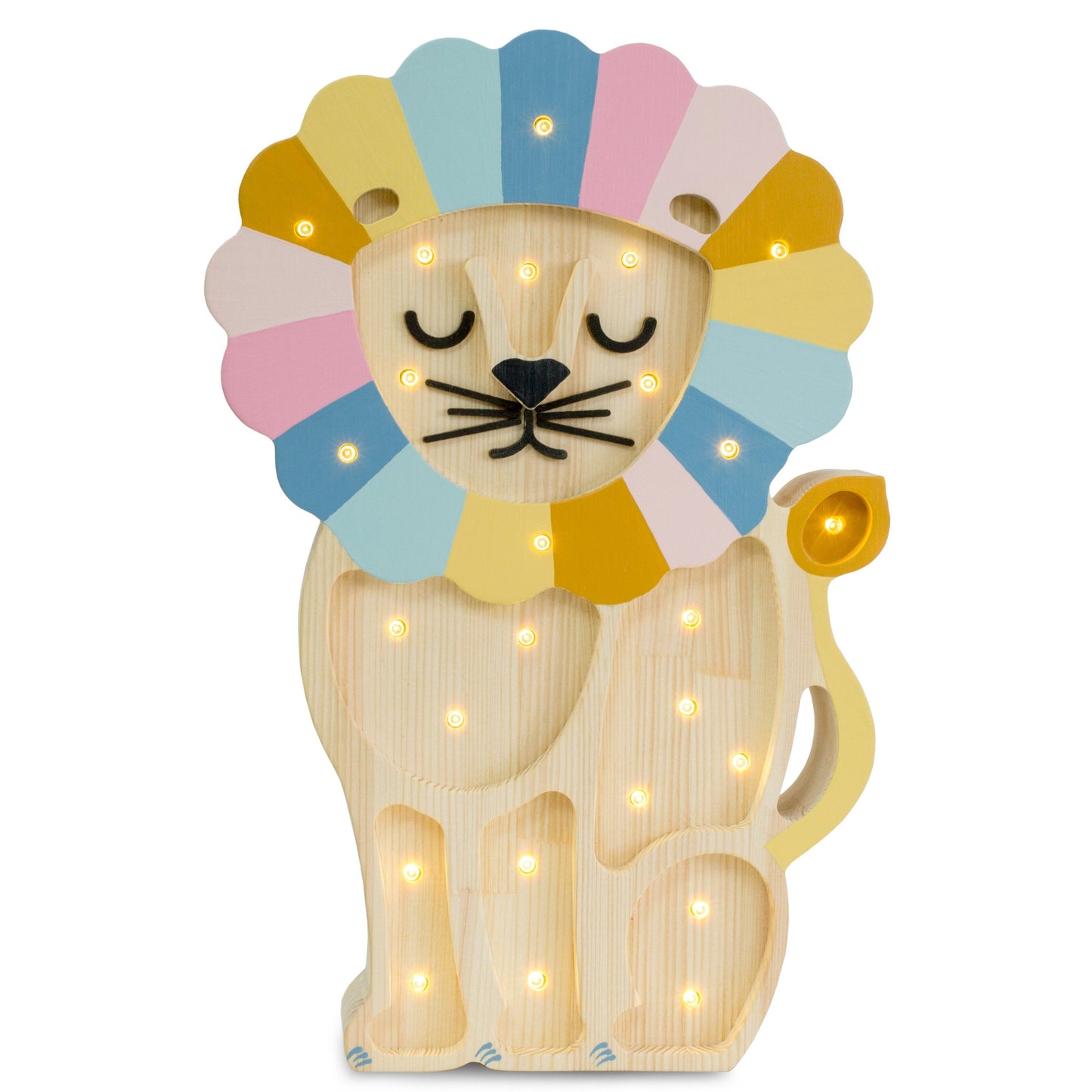 Little Lights Lion Lamp (multiple colors)