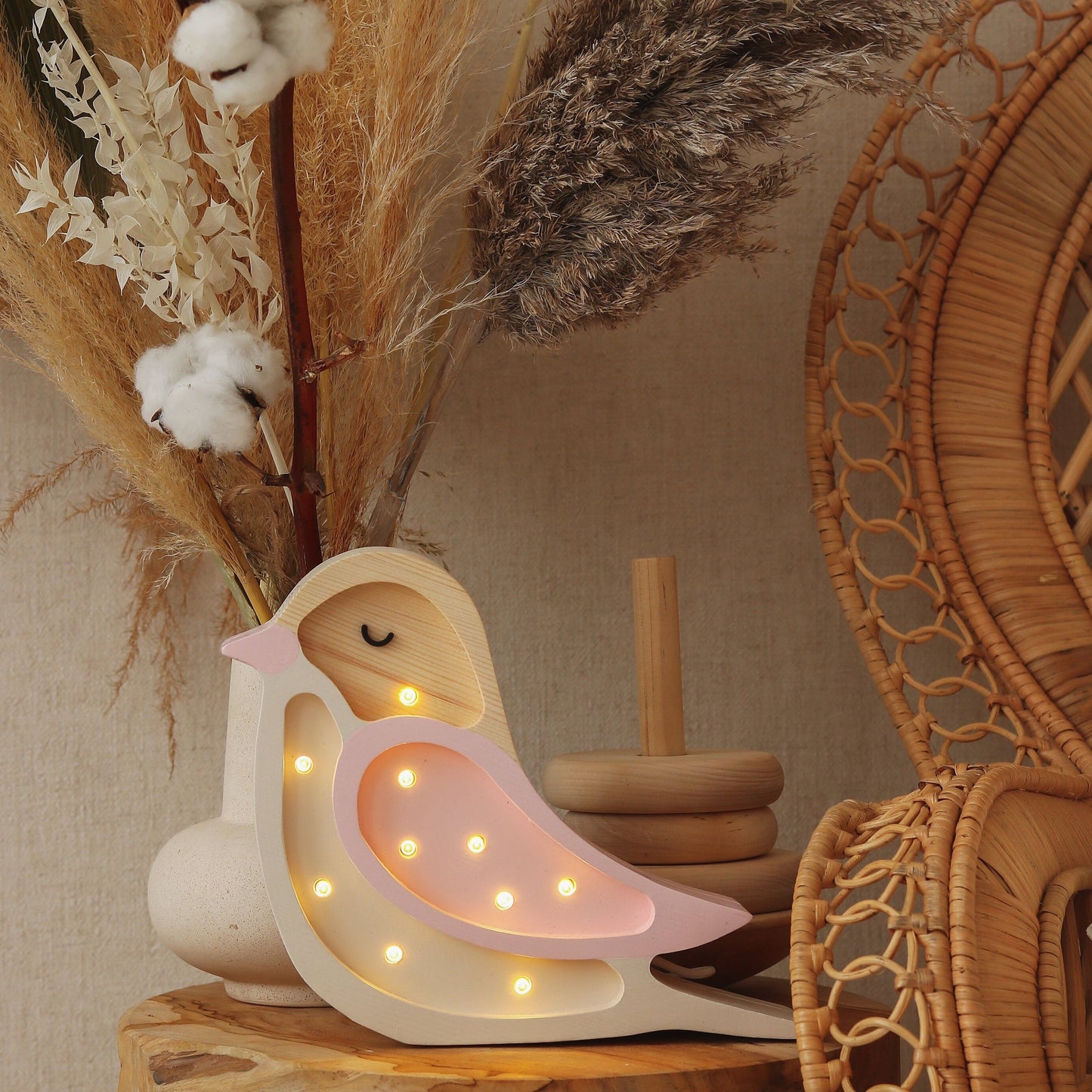 Mini Bird Lamp (Multiple Colors)