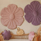 Linen "Powder Rose" Flower Mat