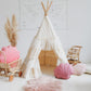 Boho Chic Ruffled Play Tent