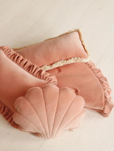 Soft Velvet Apricot. Shell Pillow