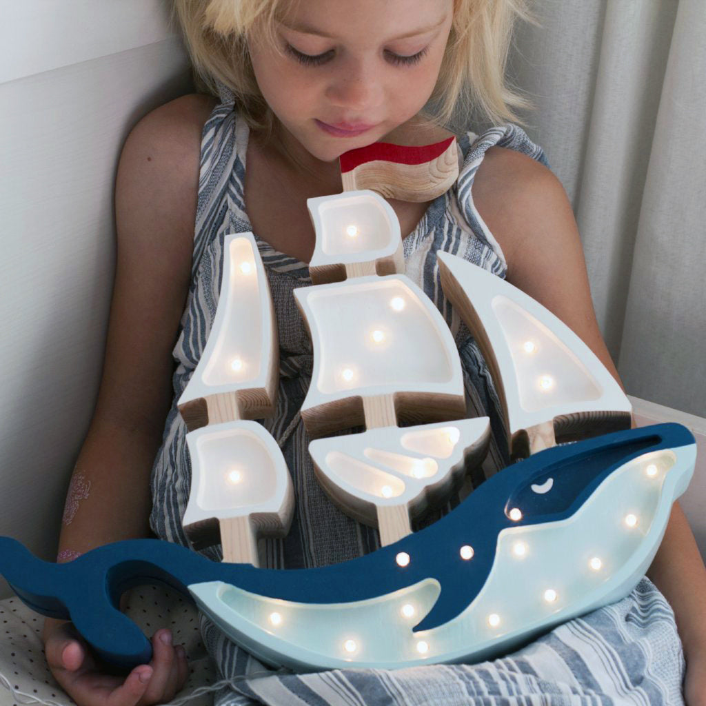 Whale Ship Lamp