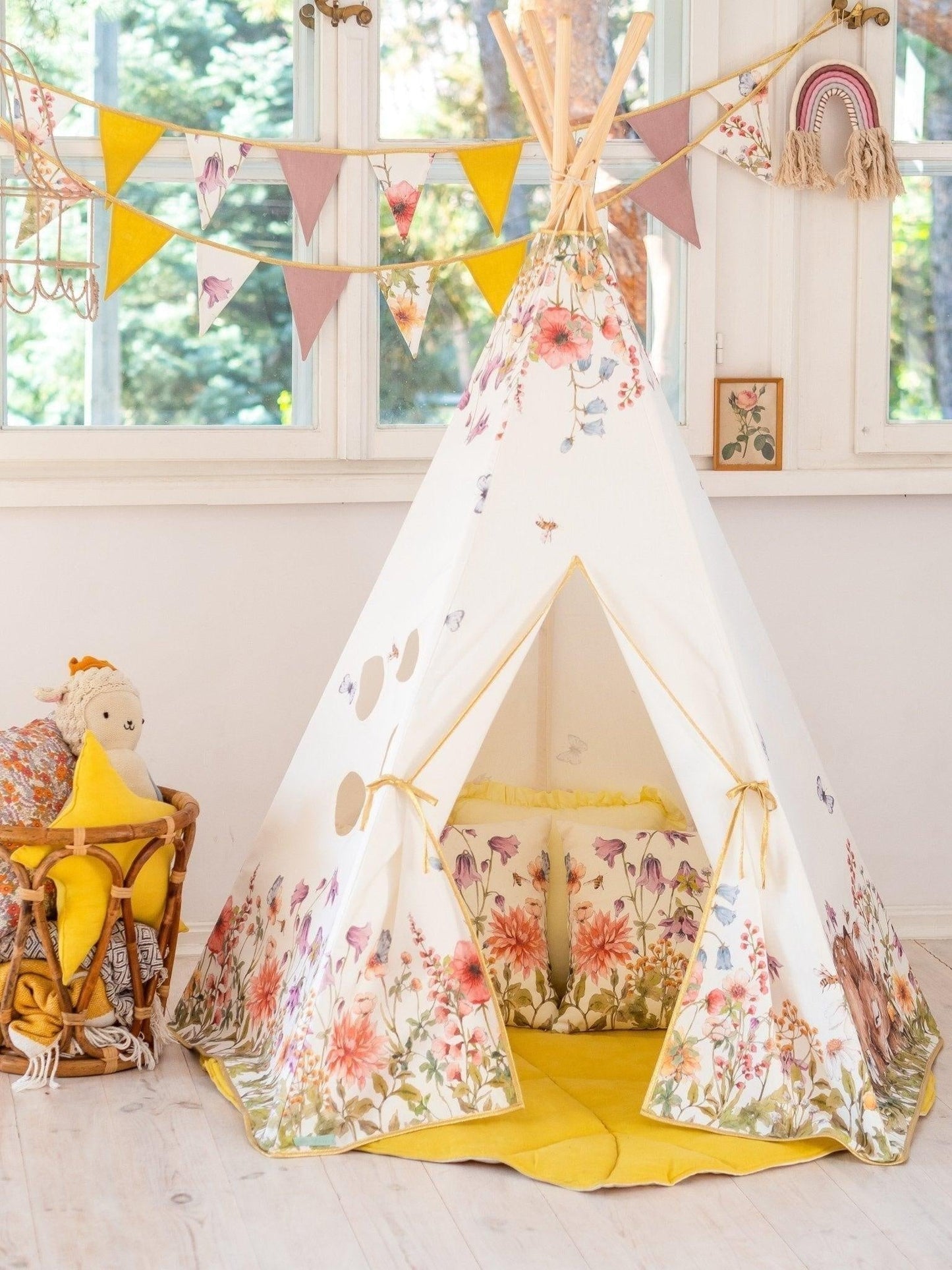 Wildflowers Play Tent Set